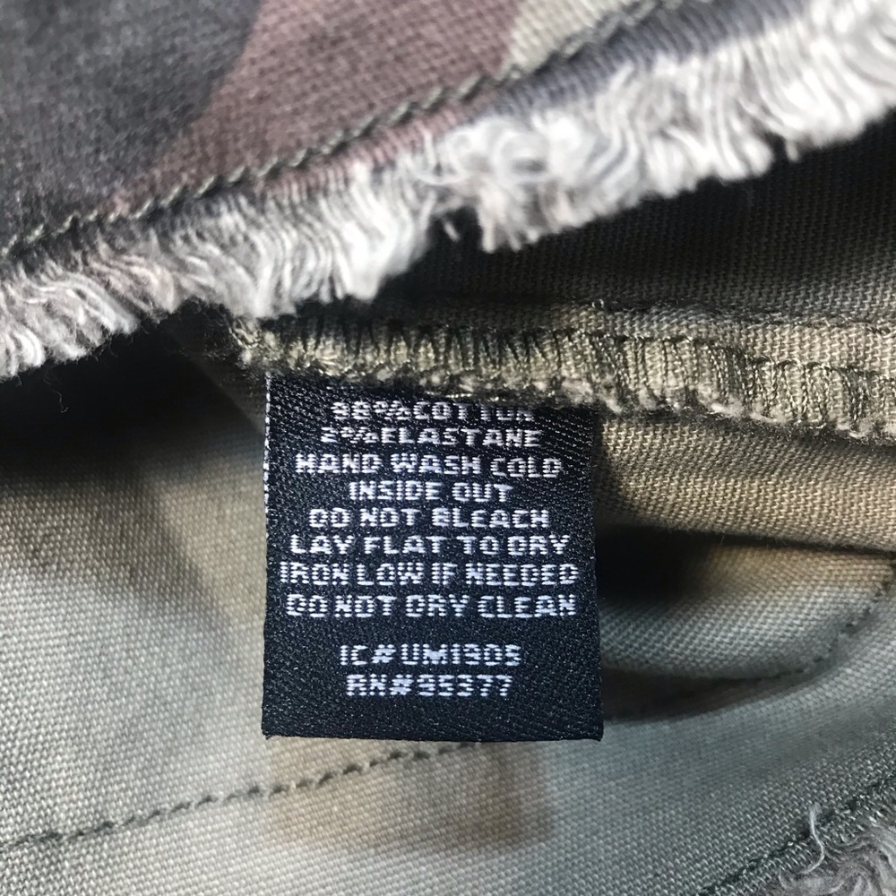 Sanctuary Camo Jacket Snap Button Jacket Large - image 5